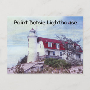 Point Betsie Lighthouse-vykort Vykort