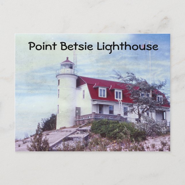 Point Betsie Lighthouse-vykort Vykort (Framsida)