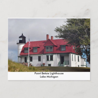 Point Betsie Lighthouse-vykort Vykort