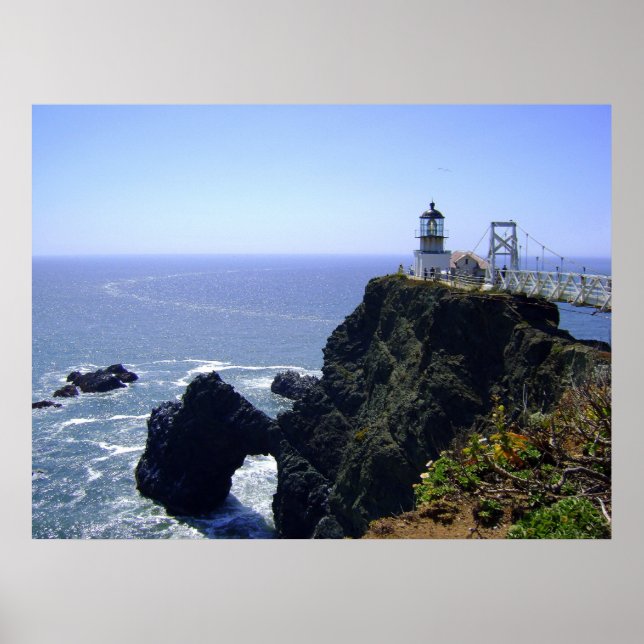 Point Bonita Historic Lighthouse Poster (Framsidan)