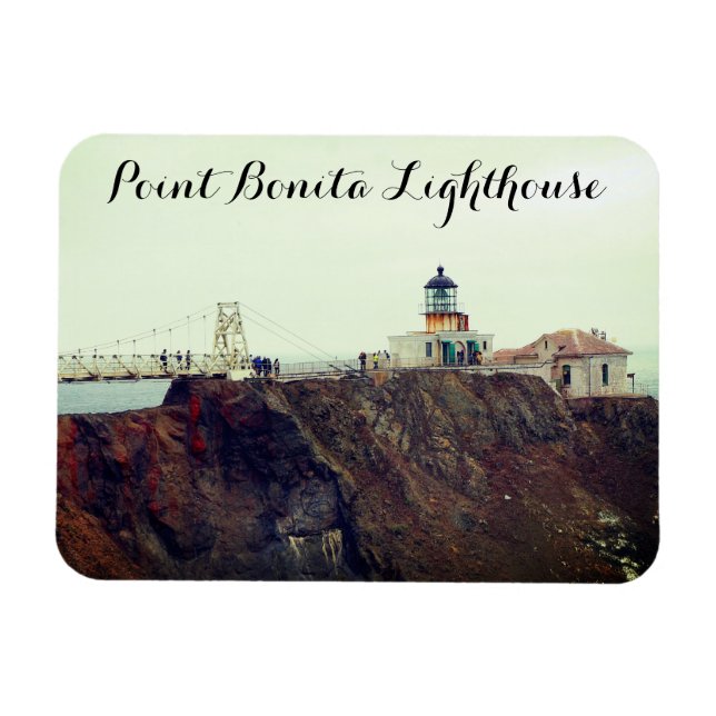 Point Bonita Lighthouse #1-3 Magnet (Horisontell)