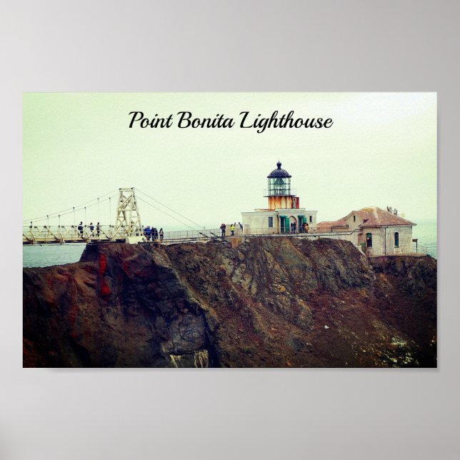 Point Bonita Lighthouse #1-3 Poster (Framsidan)