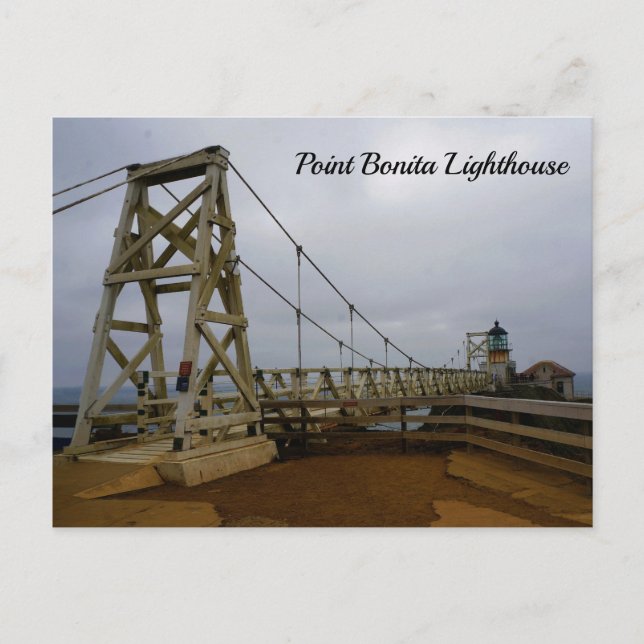 Point Bonita Lighthouse #2-2-vykort Vykort (Framsida)