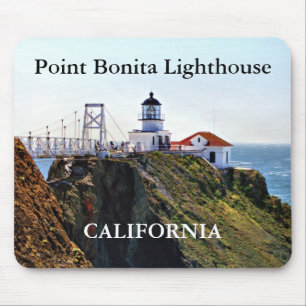 Point Bonita Lighthouse, California Mousepad Musmatta