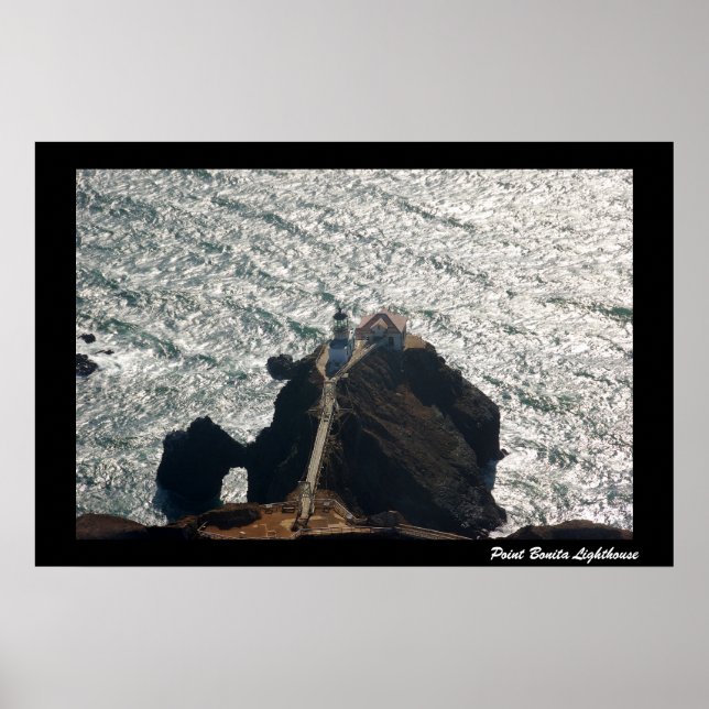 Point Bonita Lighthouse Poster (Framsidan)