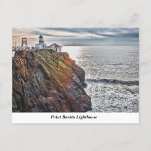 Point Bonita Lighthouse-vykort Vykort