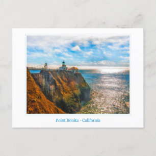 Point Bonita Lighthouse-vykort Vykort