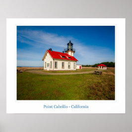 Point Cabrillo Lighthouse Poster