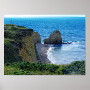 Point Du Hoc Normany, Frankrike Poster