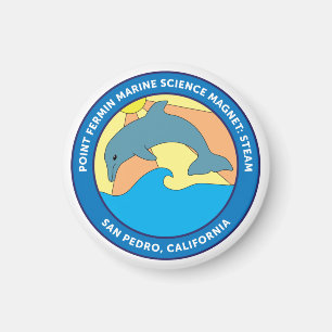 Point Fermin Elementary School Logotyp Magnet
