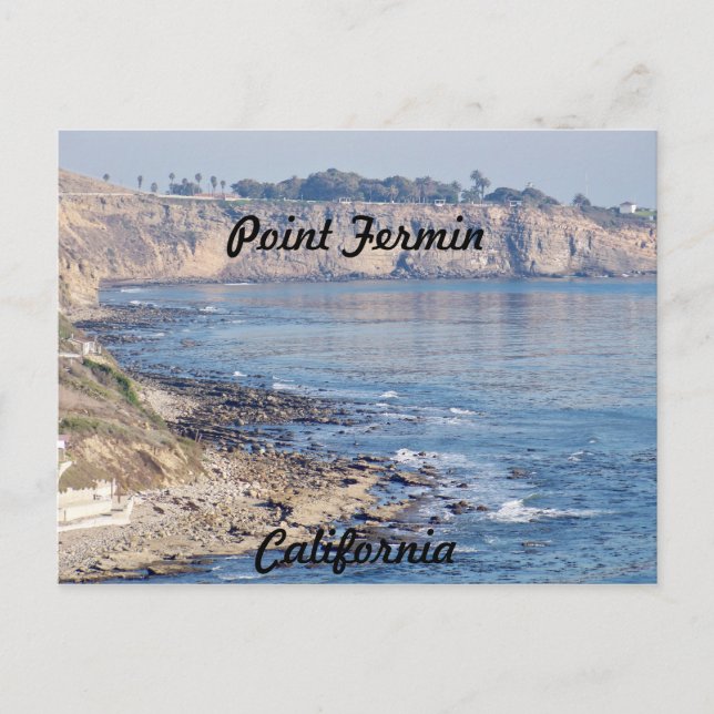 Point Fermin, Kalifornien Vykort (Framsida)