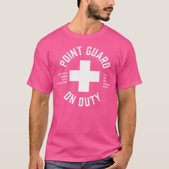 Point Guard Basketball Shirt - Bball Life Guard T (Framsida)
