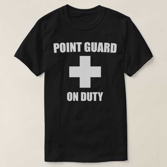 Point Guard på Duty Basketball T Shirt (Design framsida)