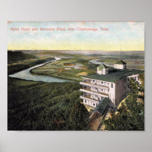 Point Hotel, Msporn Bend, Chattanooga TN Poster