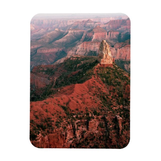 Point Imperial och Mount Hayden vid Sunset Magnet (Vertikal)