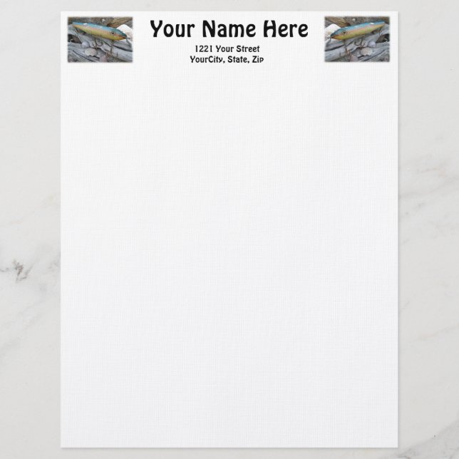 Point Jude Cape Codder FishLure Letterhead Brevhuvud (Framsida)