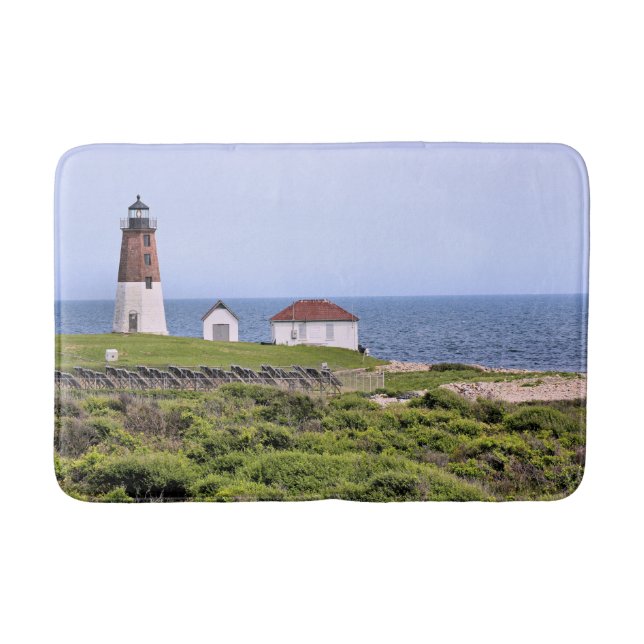 Point Judith fyr, Rhode island Bath Mat Badrumsmatta (Framsidan)