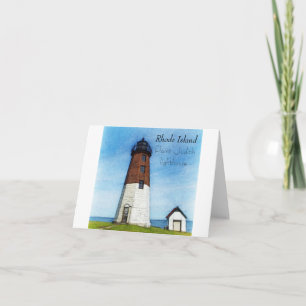 Point Judith fyr Rhode island Kort