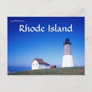 Point Judith Light Rhode island USA Vykort