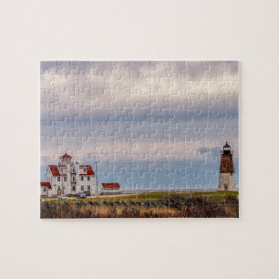 Point Judith Lighthouse i Rhode island Pussel