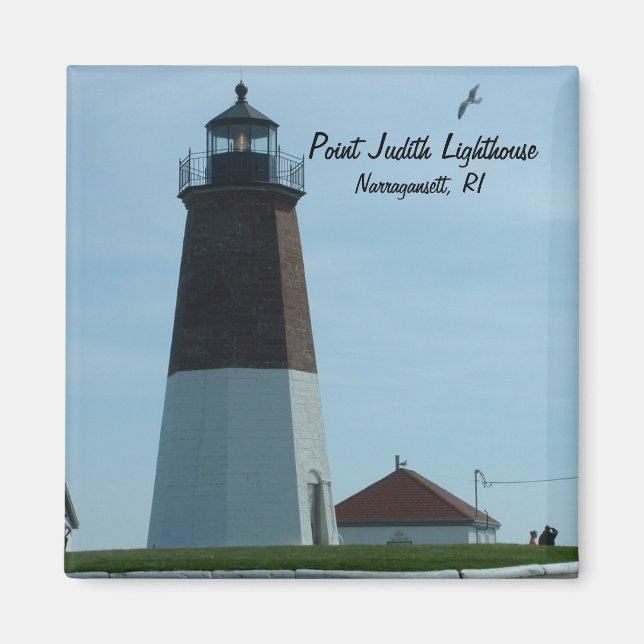 Point Judith Lighthouse Magnet (Framsidan)