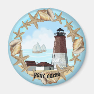 Point Judith Lighthouse-magneten Magnet