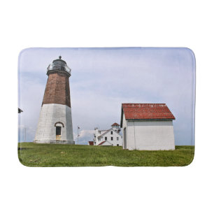Point Judith Lighthouse, Rhode island Bath Mat Badrumsmatta
