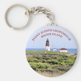 Point Judith Lighthouse, Rhode island Keychain Nyckelring