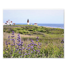 Point Judith Lighthouse, Rhode island Photo Print Fototryck