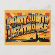 Point Judith Lighthouse RI granit torn Ocean konst