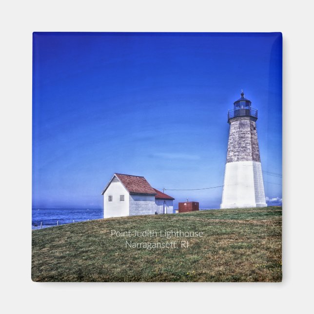 Point Judith Lighthouse, RI Magnet (Framsidan)