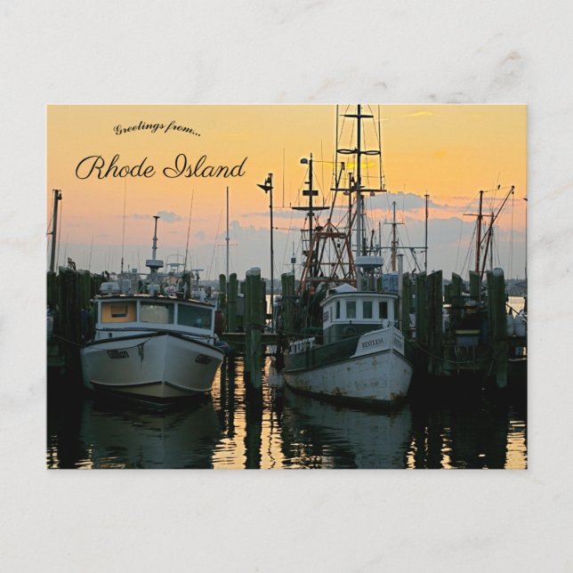 Point Judith Narragansett Bay Rhode island Vykort (Framsida)