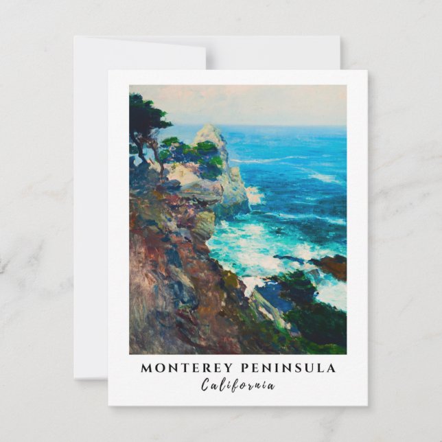 Point Lobos Monterey Peninsula California Coastal Anteckningskort (Framsida)