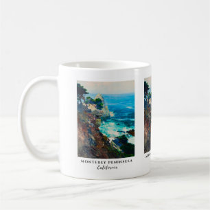 Point Lobos Monterey Peninsula California Sjölands Kaffemugg