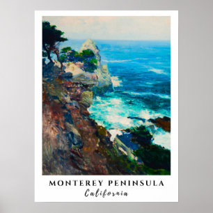 Point Lobos Monterey Peninsula California Sjölands Poster