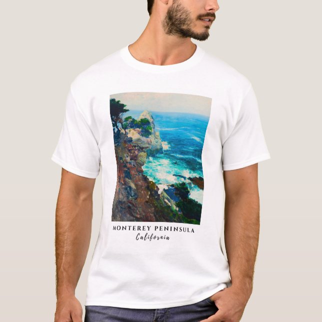 Point Lobos Monterey Peninsula California Sjölands T Shirt (Framsida)