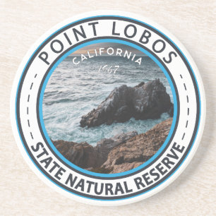 Point Lobos State Natural Reserve California Badge Underlägg