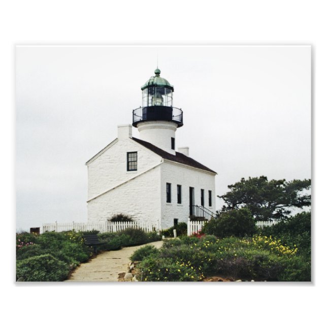 Point Loma Lighthouse Fototryck (Framsidan)