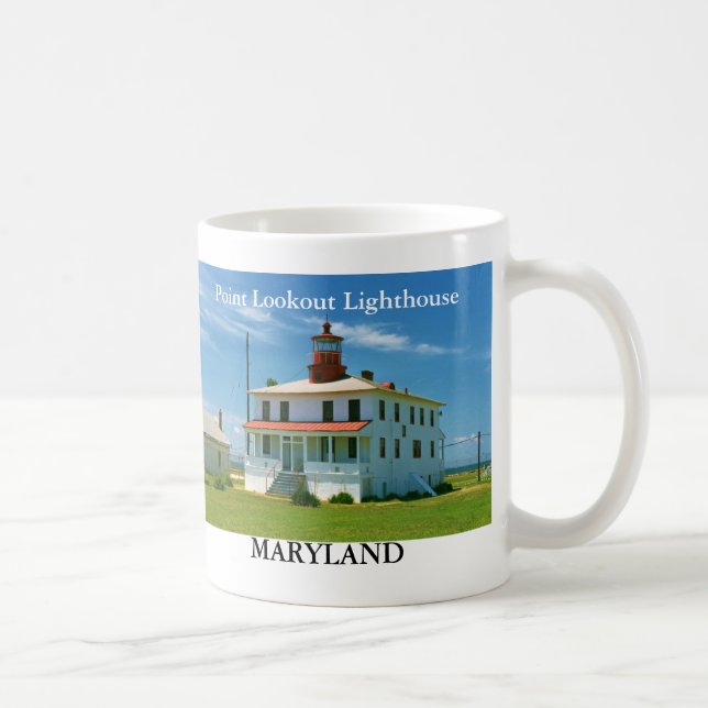 Point Lookout Lighthouse, Maryland Mugg (Höger)