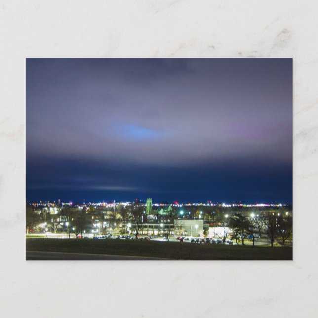 Point Lookout och Branson, MIssouri på natten Vykort (Framsida)