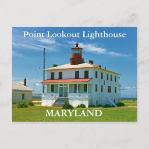 Point Lookout-skåp, Maryland-vykort Vykort