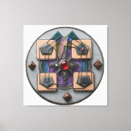 Point of Assembly 3D: Mystical Geometric Artifact Canvastryck