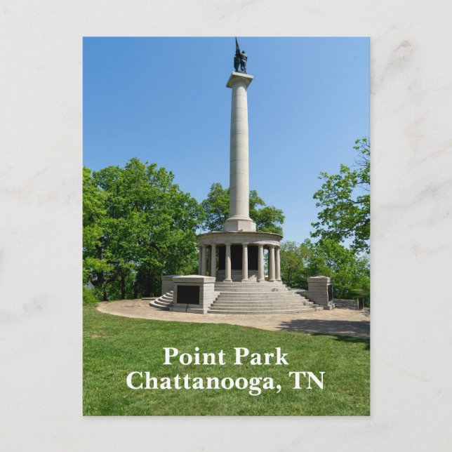 Point Park i Chattanooga, TN  Vykort (Framsida)