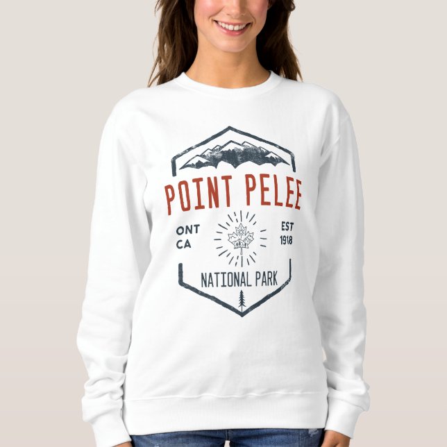 Point Pelee National Park Canada Distress T Shirt (Framsida)