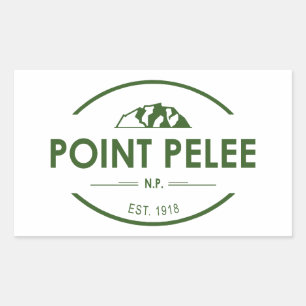 Point Pelee National Park Ontario Kanada Rektangulärt Klistermärke