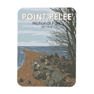 Point Pelee National Park Travel Art Vintage Magnet