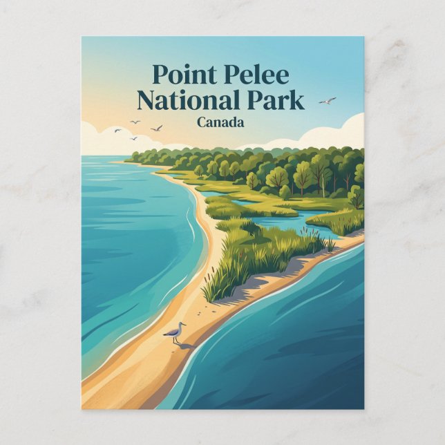 Point Pelee nationalpark Kanada Vykort (Framsida)