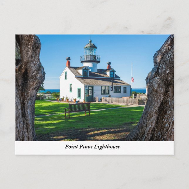 Point Pinos Lighthouse-vykort Vykort (Framsida)