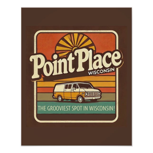 Point Place Wisconsin Fototryck (Framsidan)