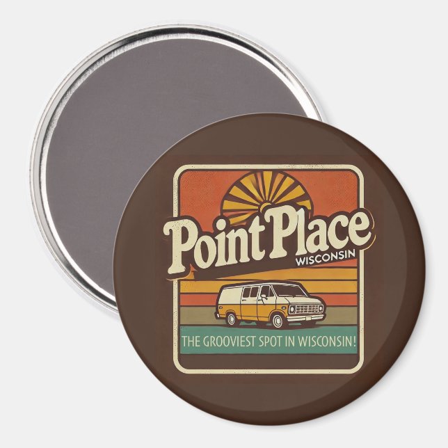 Point Place Wisconsin Magnet (Front/Back)